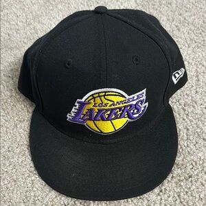 New Era Black and Yellow Lakers Hat Cap NBA